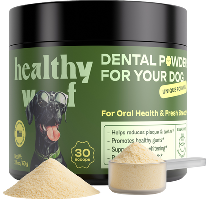 Polvo dental para perros – 60 cucharadas