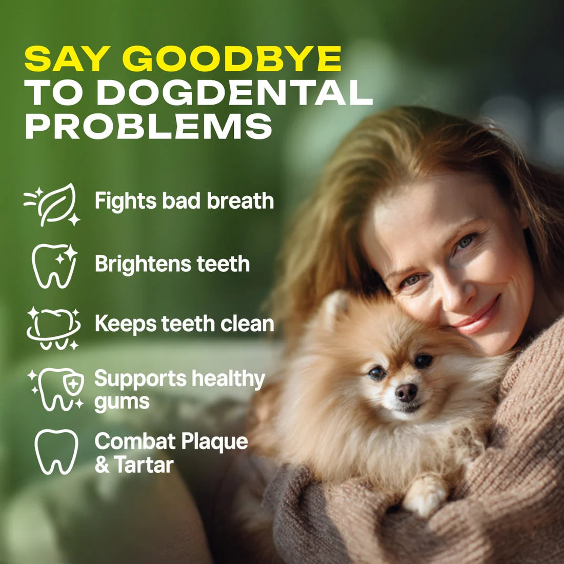 Polvo dental para perros – 60 cucharadas
