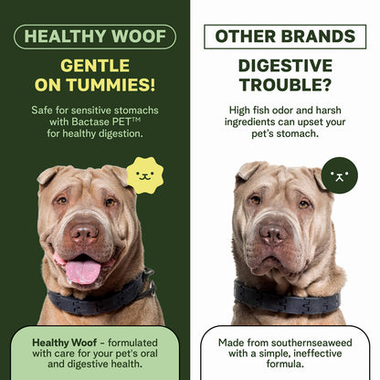 Polvo dental diario para perros pequeños y medianos – 60 cucharadas