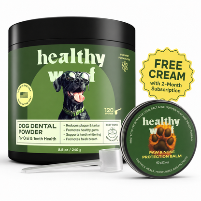 Polvo dental para perros - 120 cucharadas